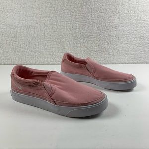 Nike Court‎ Legacy Women's 5 Shoe Slip On Canvas Comfort Skate Sneakers 7332.